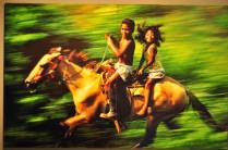 Maravilhosa foto vencedora do prêmio Pullitzer de Fotografia, no Museu da Imprensa em Washington DC, capital dos Estados Unidos